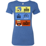 T-Shirts Vintage Royal / S The Good, the Sad & the Angry Women's Triblend T-Shirt
