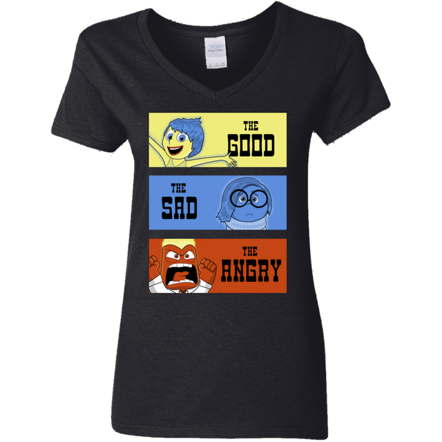 T-Shirts Black / S The Good, the Sad & the Angry Women's V-Neck T-Shirt