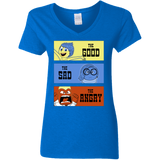 T-Shirts Royal / S The Good, the Sad & the Angry Women's V-Neck T-Shirt