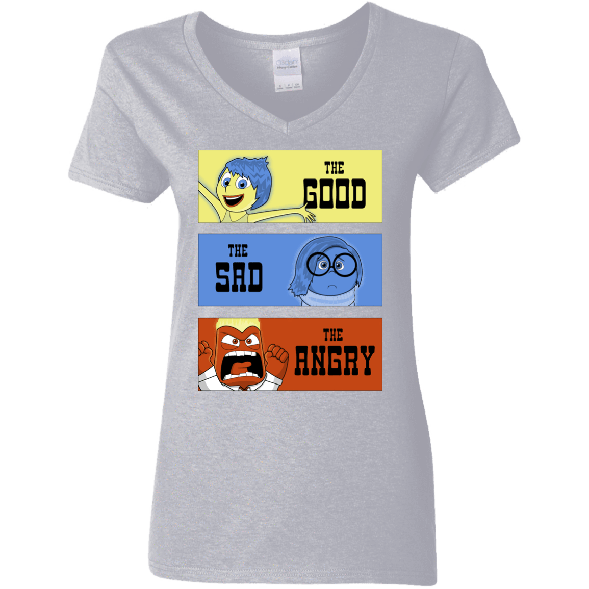 T-Shirts Sport Grey / S The Good, the Sad & the Angry Women's V-Neck T-Shirt