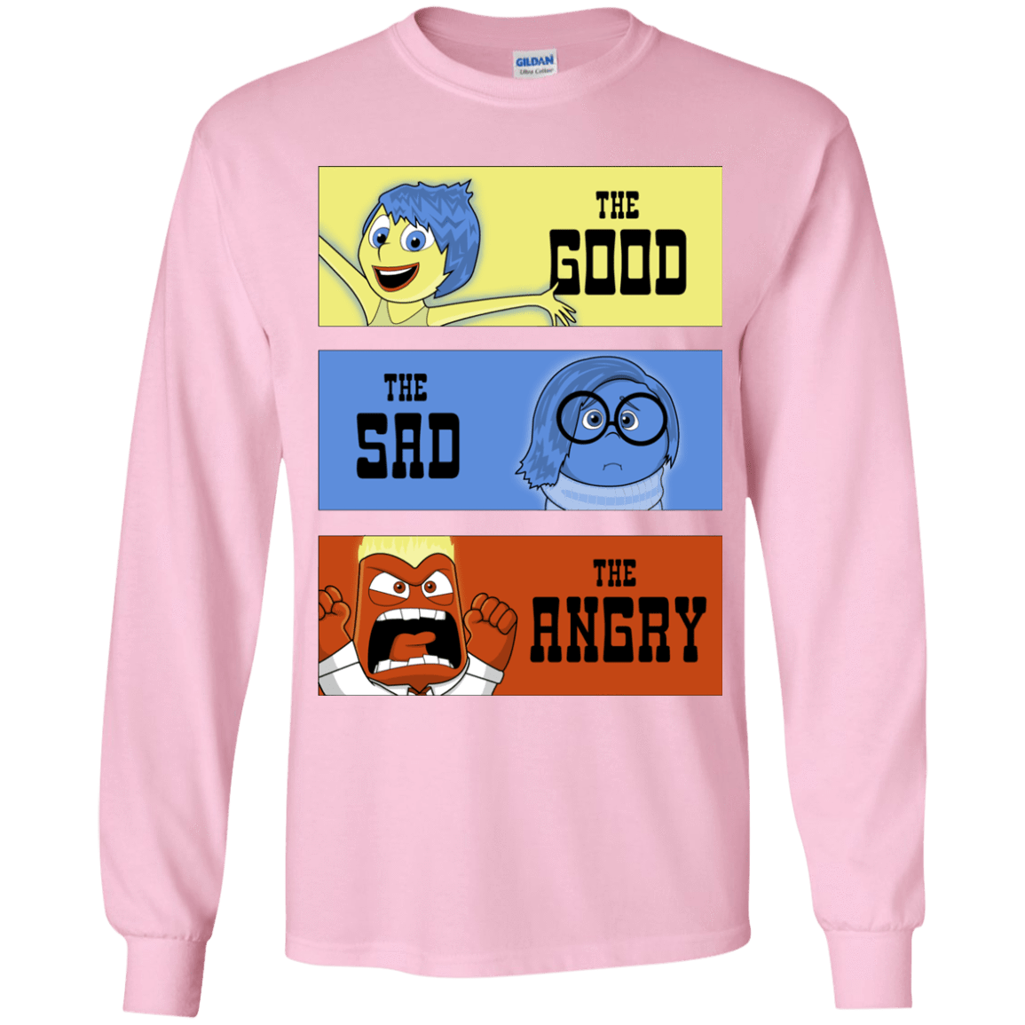 T-Shirts Light Pink / YS The Good, the Sad & the Angry Youth Long Sleeve T-Shirt