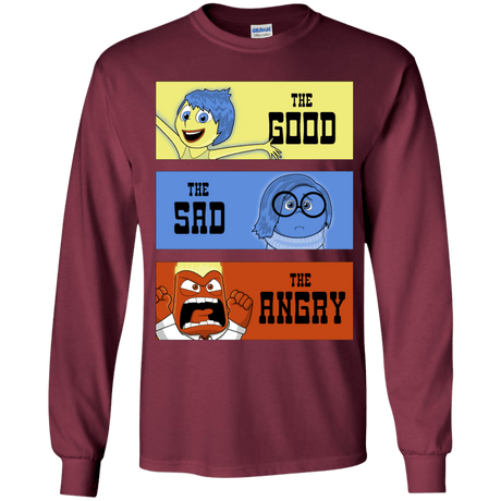 T-Shirts Maroon / YS The Good, the Sad & the Angry Youth Long Sleeve T-Shirt