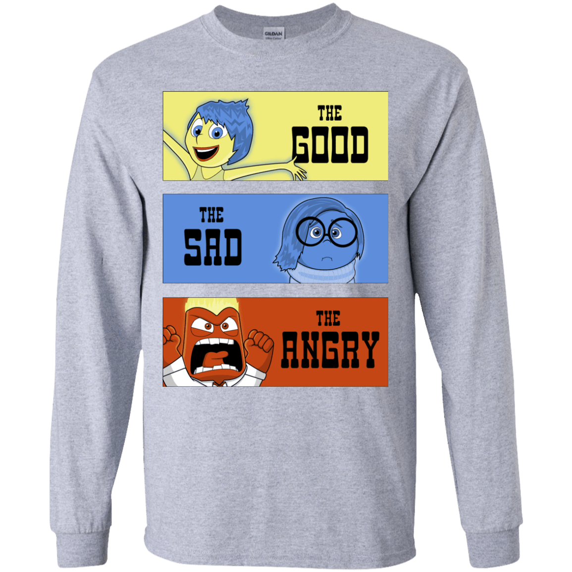 T-Shirts Sport Grey / YS The Good, the Sad & the Angry Youth Long Sleeve T-Shirt