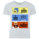 T-Shirts Heather White / YXS The Good, the Sad & the Angry Youth Triblend T-Shirt