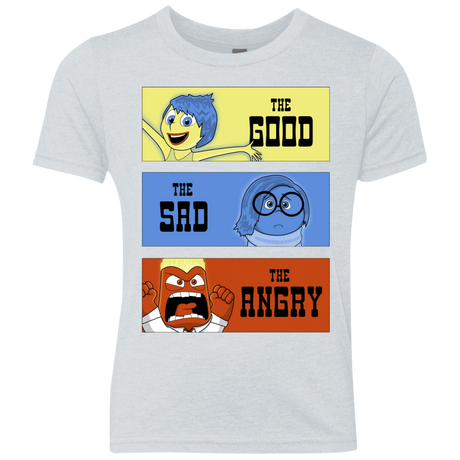 T-Shirts Heather White / YXS The Good, the Sad & the Angry Youth Triblend T-Shirt