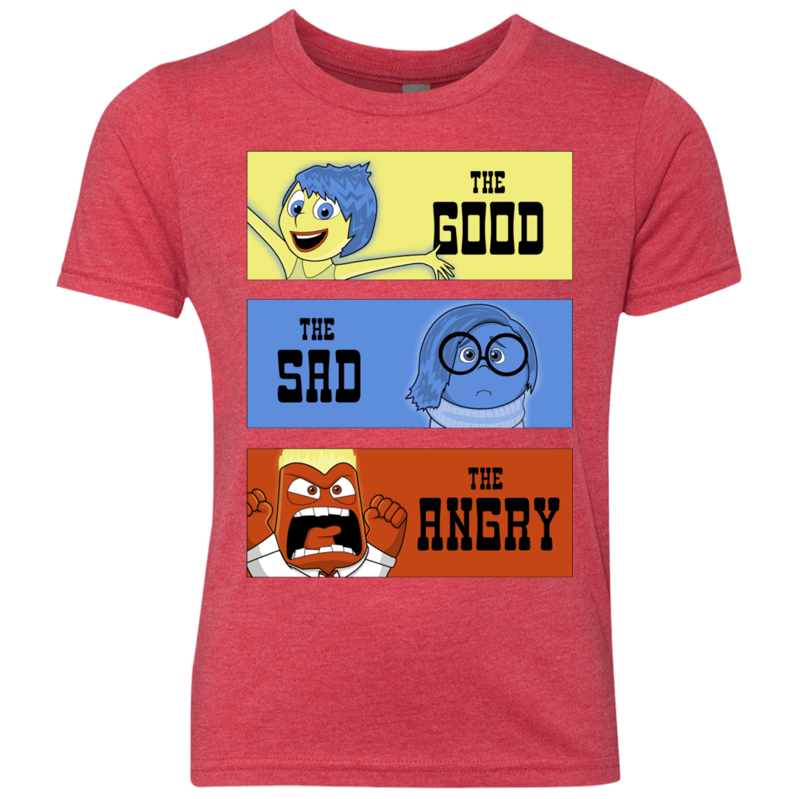 T-Shirts Vintage Red / YXS The Good, the Sad & the Angry Youth Triblend T-Shirt