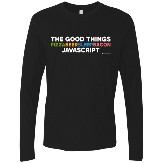 T-Shirts Black / Small The Good Things Men's Premium Long Sleeve