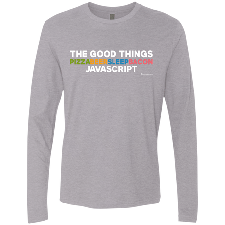 T-Shirts Heather Grey / Small The Good Things Men's Premium Long Sleeve