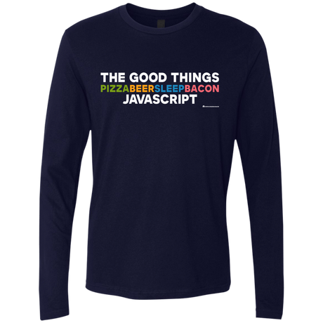 T-Shirts Midnight Navy / Small The Good Things Men's Premium Long Sleeve