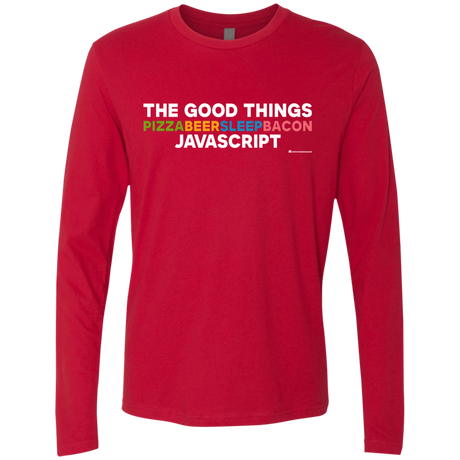 T-Shirts Red / Small The Good Things Men's Premium Long Sleeve