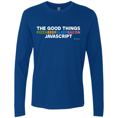 T-Shirts Royal / Small The Good Things Men's Premium Long Sleeve