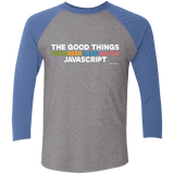 T-Shirts Premium Heather/Vintage Royal / X-Small The Good Things Men's Triblend 3/4 Sleeve