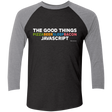 T-Shirts Vintage Black/Premium Heather / X-Small The Good Things Men's Triblend 3/4 Sleeve