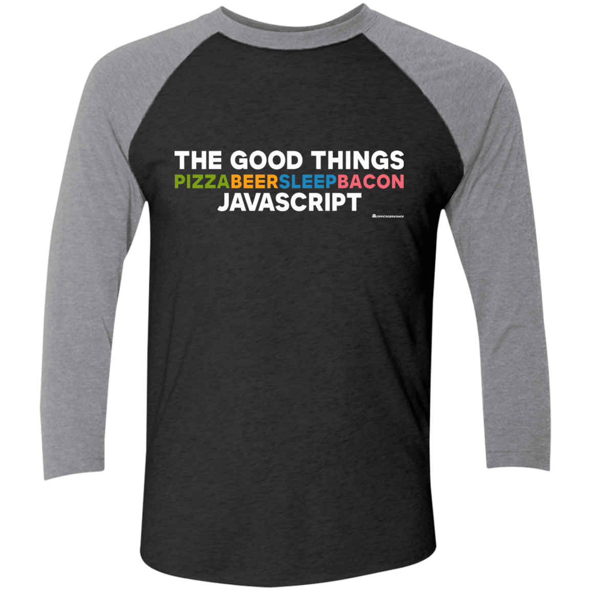 T-Shirts Vintage Black/Premium Heather / X-Small The Good Things Men's Triblend 3/4 Sleeve