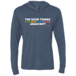 T-Shirts Indigo / X-Small The Good Things Triblend Long Sleeve Hoodie Tee