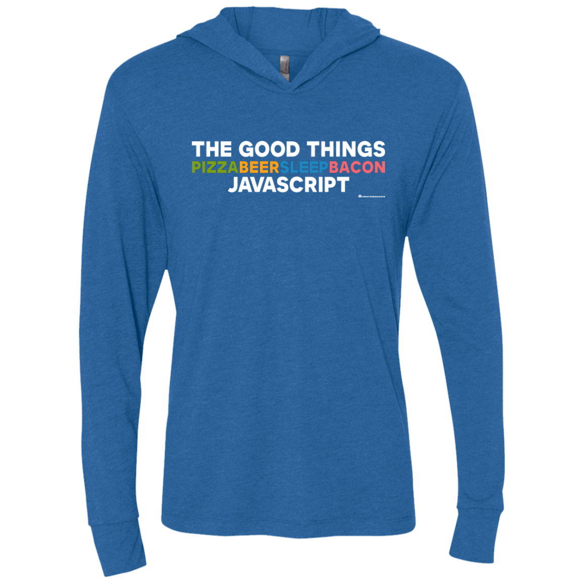 T-Shirts Vintage Royal / X-Small The Good Things Triblend Long Sleeve Hoodie Tee