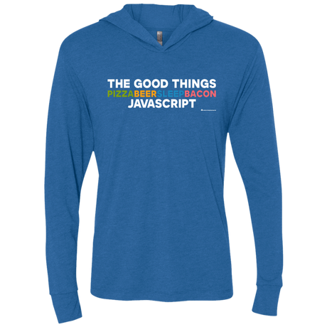T-Shirts Vintage Royal / X-Small The Good Things Triblend Long Sleeve Hoodie Tee