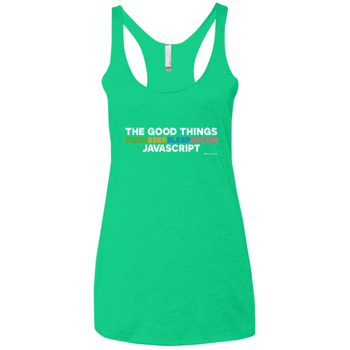 T-Shirts Envy / X-Small The Good Things Women's Triblend Racerback Tank