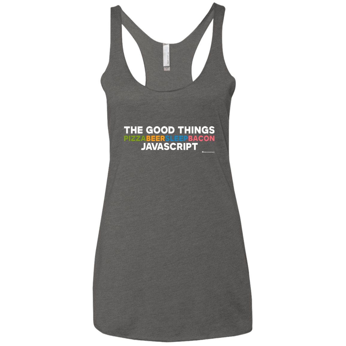 T-Shirts Premium Heather / X-Small The Good Things Women's Triblend Racerback Tank
