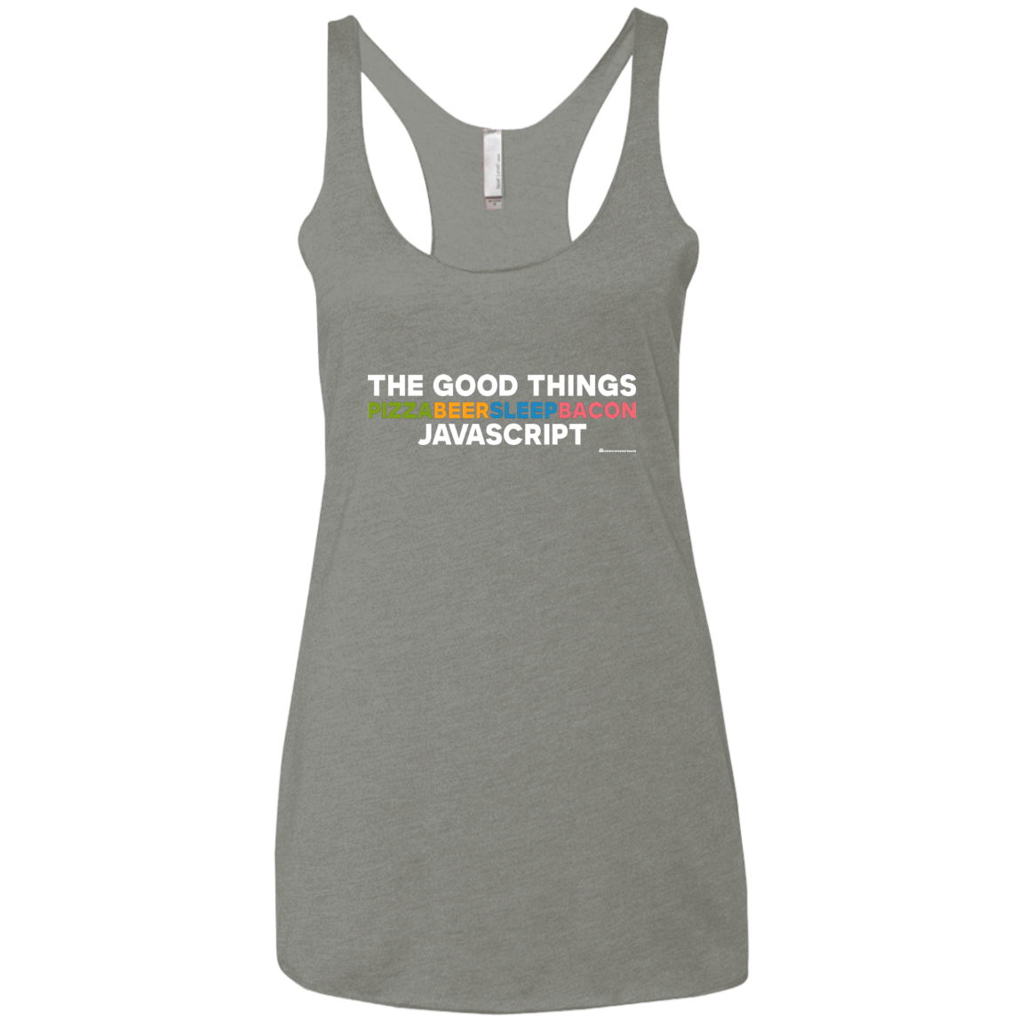 T-Shirts Venetian Grey / X-Small The Good Things Women's Triblend Racerback Tank