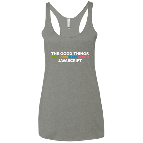 T-Shirts Venetian Grey / X-Small The Good Things Women's Triblend Racerback Tank