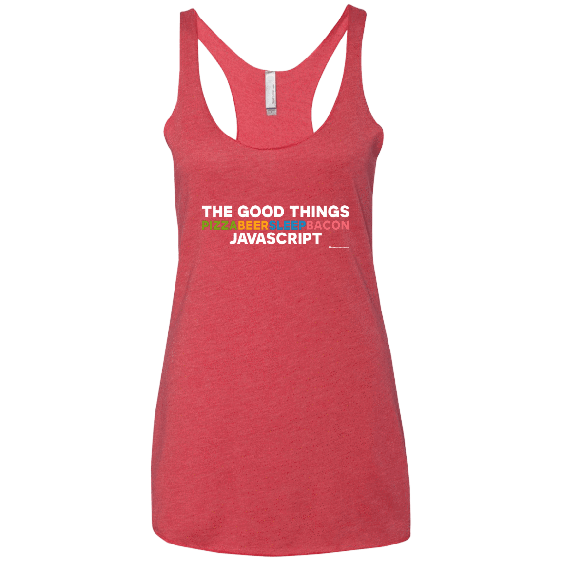 T-Shirts Vintage Red / X-Small The Good Things Women's Triblend Racerback Tank
