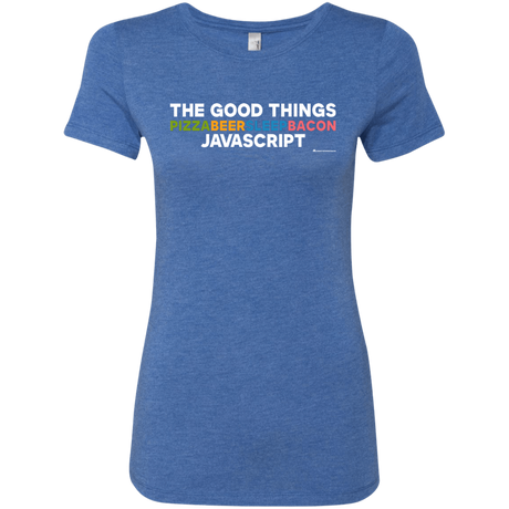 T-Shirts Vintage Royal / Small The Good Things Women's Triblend T-Shirt
