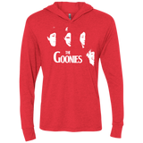 T-Shirts Vintage Red / X-Small The Goonies Triblend Long Sleeve Hoodie Tee