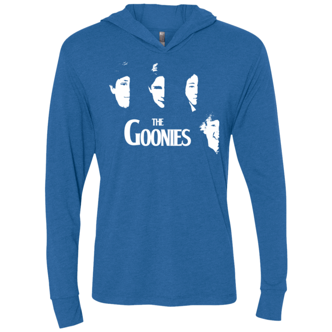 T-Shirts Vintage Royal / X-Small The Goonies Triblend Long Sleeve Hoodie Tee