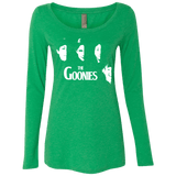 T-Shirts Envy / Small The Goonies Women's Triblend Long Sleeve Shirt