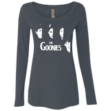 T-Shirts Vintage Navy / Small The Goonies Women's Triblend Long Sleeve Shirt
