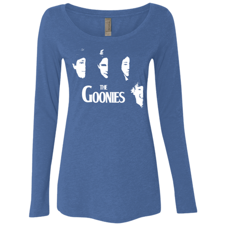 T-Shirts Vintage Royal / Small The Goonies Women's Triblend Long Sleeve Shirt