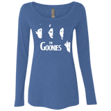 T-Shirts Vintage Royal / Small The Goonies Women's Triblend Long Sleeve Shirt