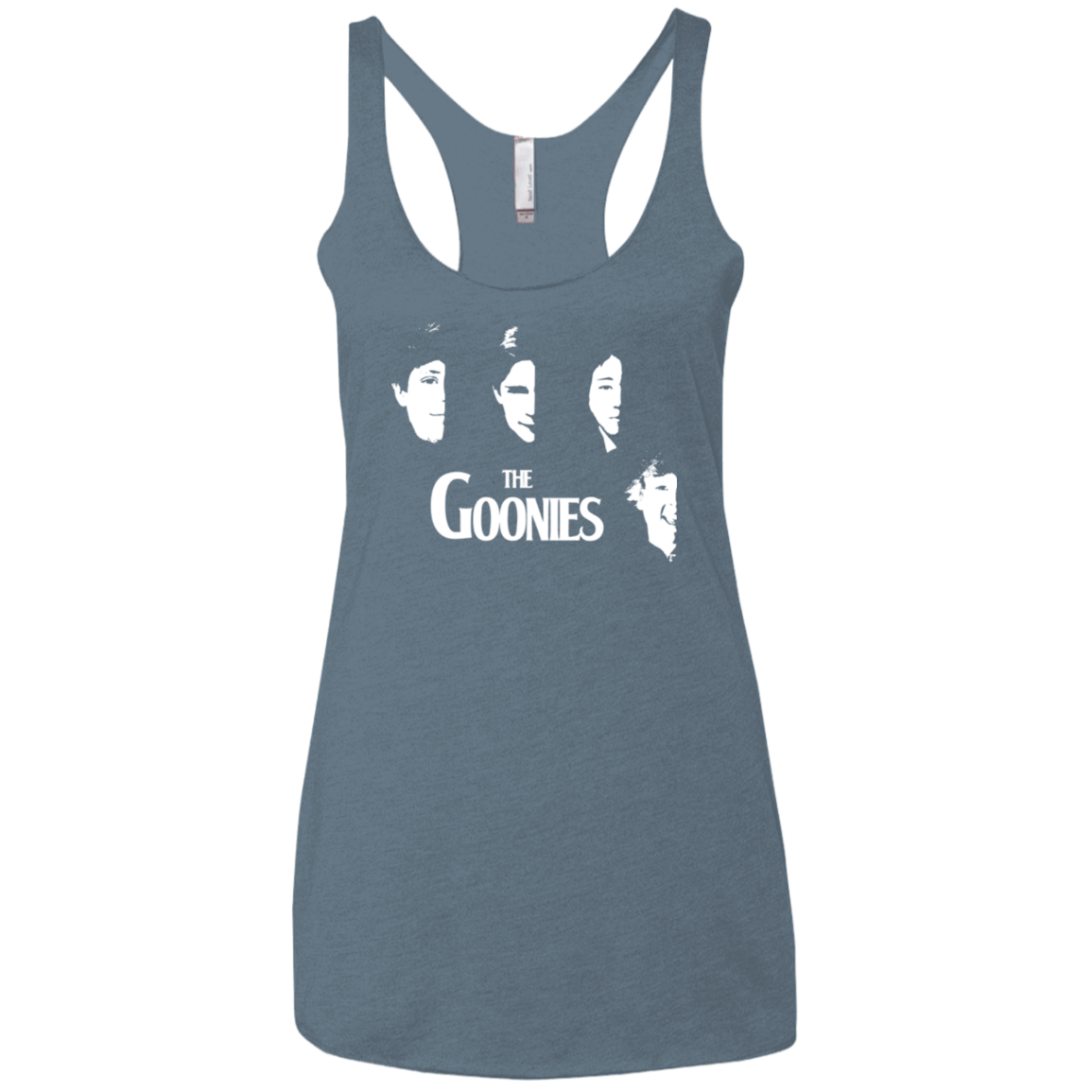 T-Shirts Indigo / X-Small The Goonies Women's Triblend Racerback Tank