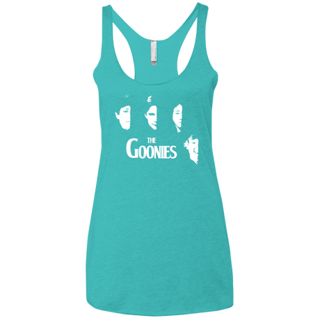 T-Shirts Tahiti Blue / X-Small The Goonies Women's Triblend Racerback Tank