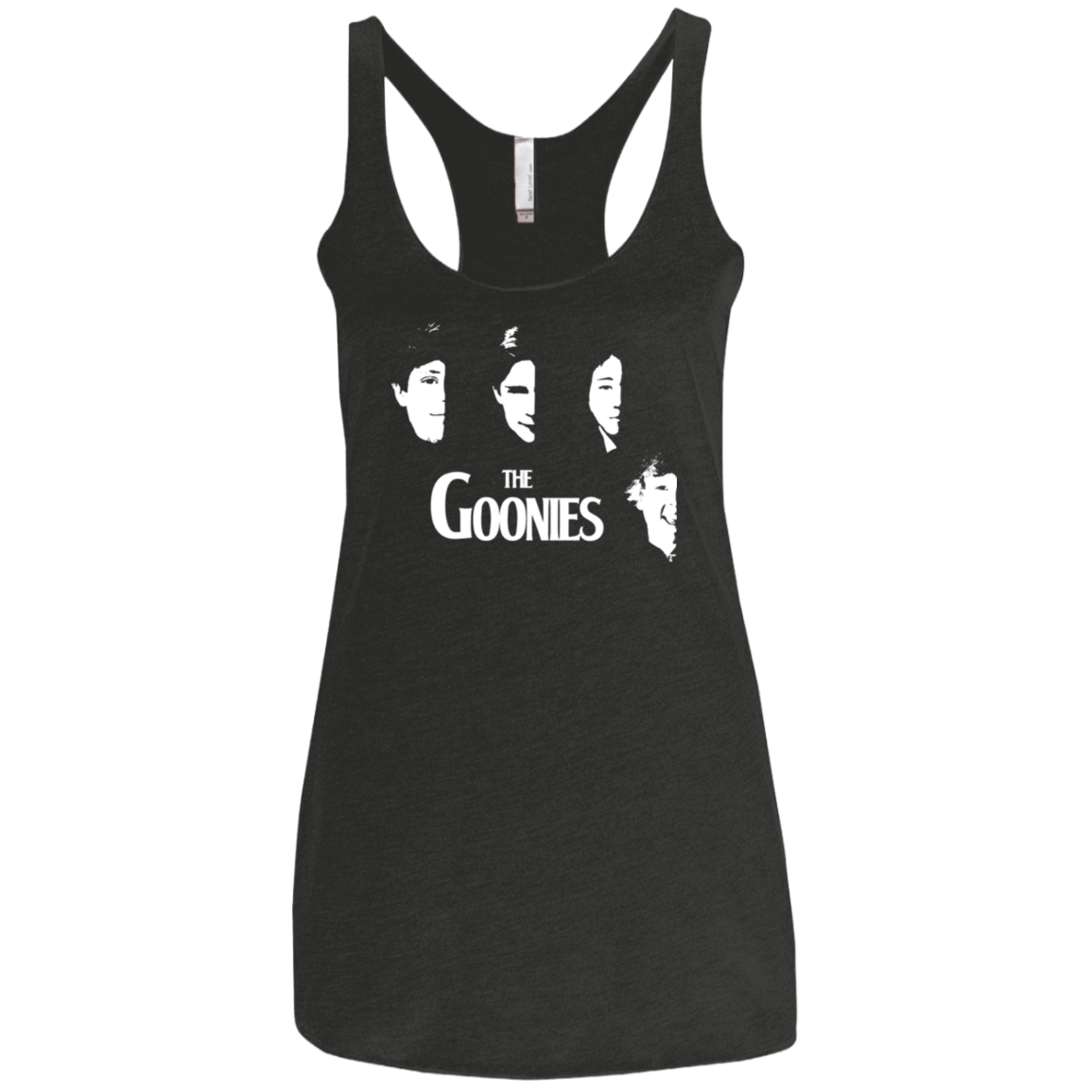 T-Shirts Vintage Black / X-Small The Goonies Women's Triblend Racerback Tank