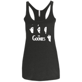 T-Shirts Vintage Black / X-Small The Goonies Women's Triblend Racerback Tank
