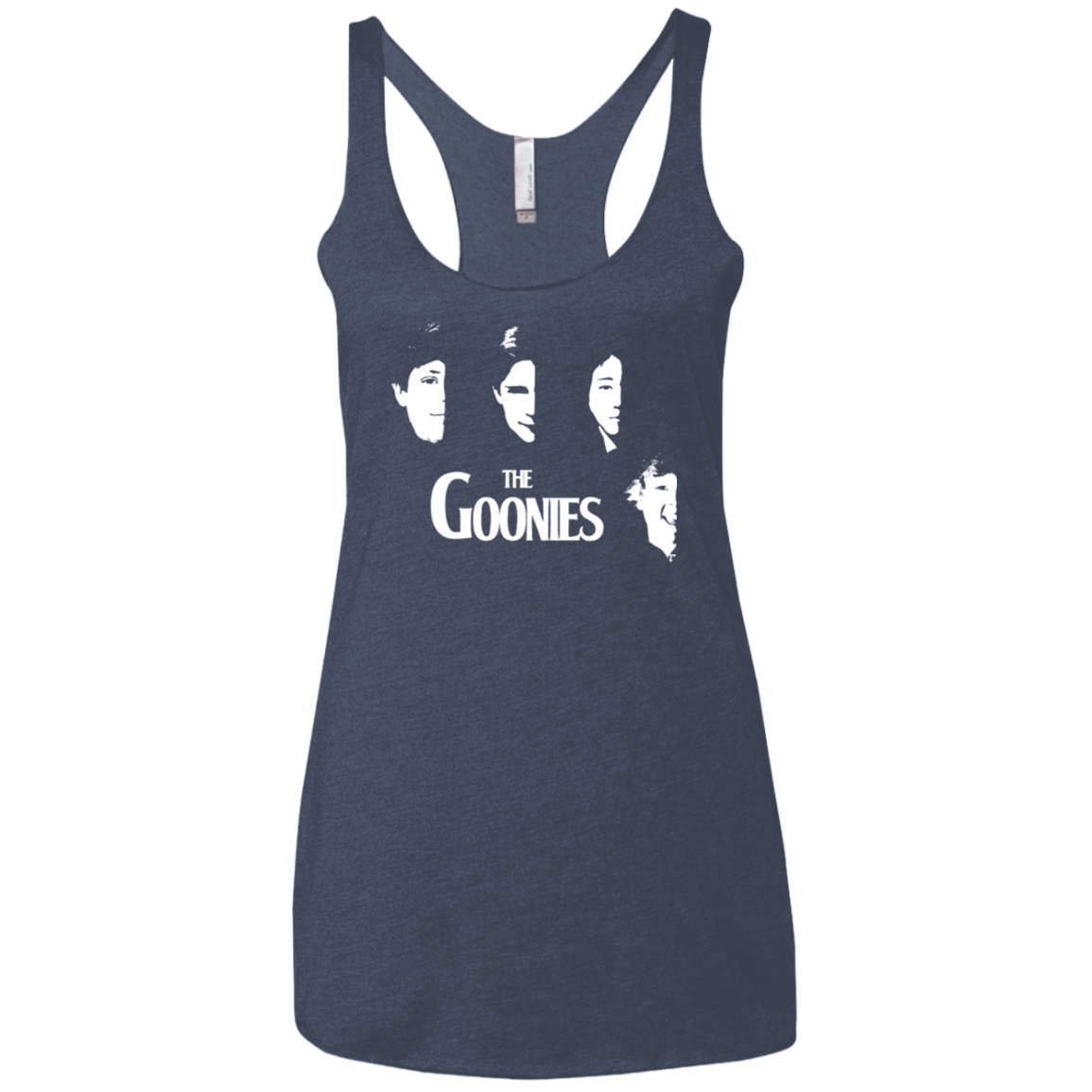 T-Shirts Vintage Navy / X-Small The Goonies Women's Triblend Racerback Tank