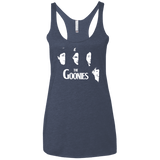T-Shirts Vintage Navy / X-Small The Goonies Women's Triblend Racerback Tank