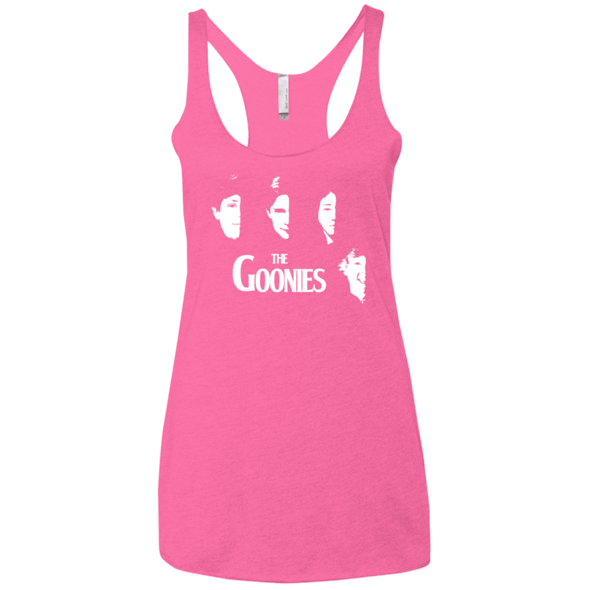 T-Shirts Vintage Pink / X-Small The Goonies Women's Triblend Racerback Tank