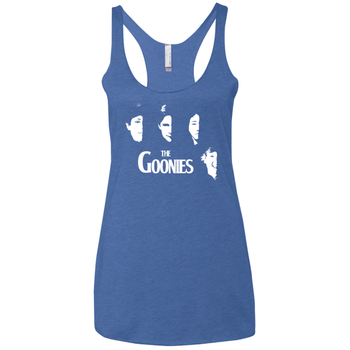 T-Shirts Vintage Royal / X-Small The Goonies Women's Triblend Racerback Tank
