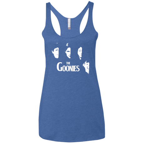 T-Shirts Vintage Royal / X-Small The Goonies Women's Triblend Racerback Tank