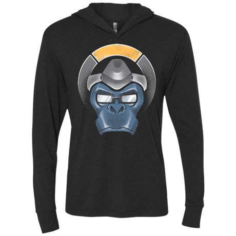 T-Shirts Vintage Black / X-Small The Gorilla Triblend Long Sleeve Hoodie Tee