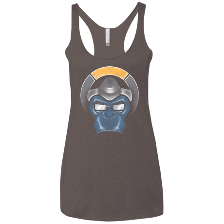 T-Shirts Macchiato / X-Small The Gorilla Women's Triblend Racerback Tank