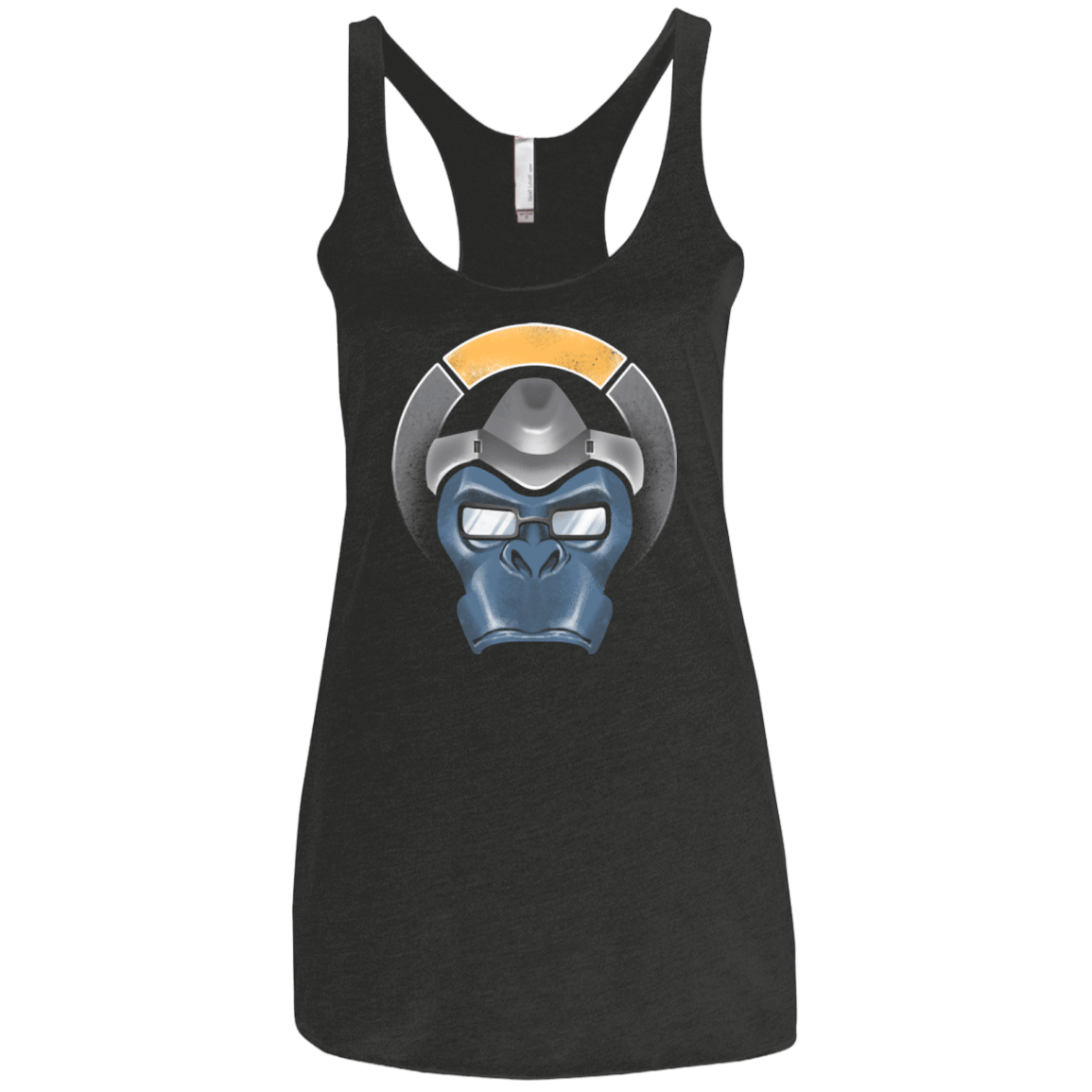 T-Shirts Vintage Black / X-Small The Gorilla Women's Triblend Racerback Tank