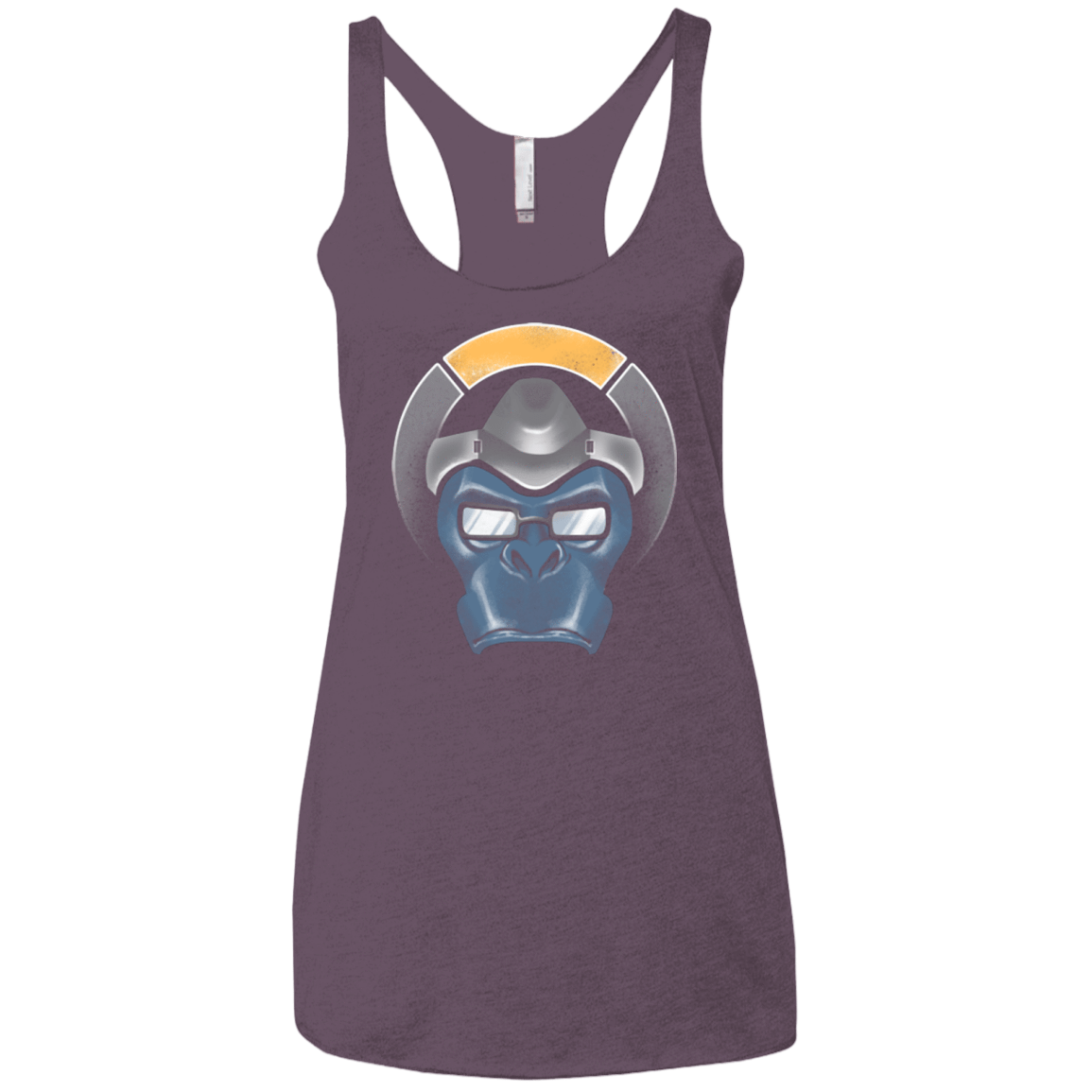 T-Shirts Vintage Purple / X-Small The Gorilla Women's Triblend Racerback Tank