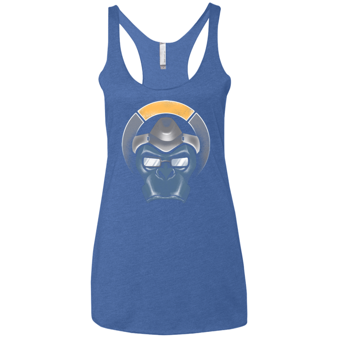T-Shirts Vintage Royal / X-Small The Gorilla Women's Triblend Racerback Tank