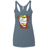 T-Shirts Indigo / X-Small The Great Joke Women's Triblend Racerback Tank
