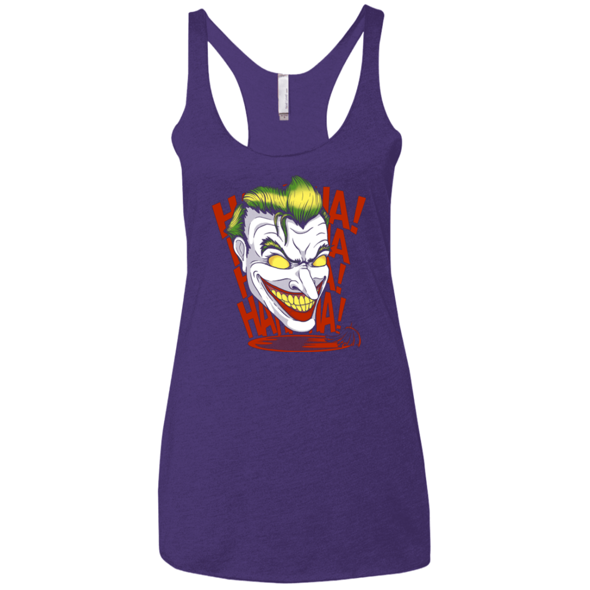 T-Shirts Purple / X-Small The Great Joke Women's Triblend Racerback Tank