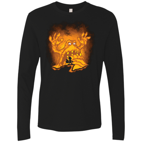T-Shirts Black / S The Great Mighty Poo Men's Premium Long Sleeve